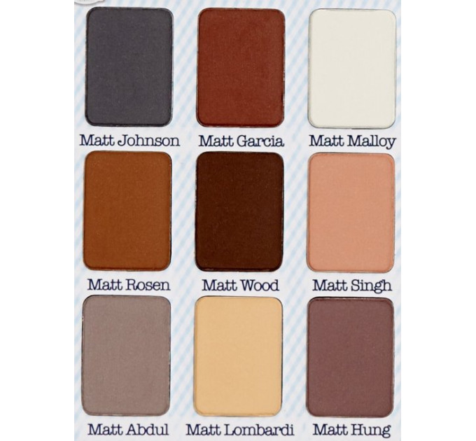 theBalm Palettes Meet Matte Nude Eyeshadow Palette палетка теней